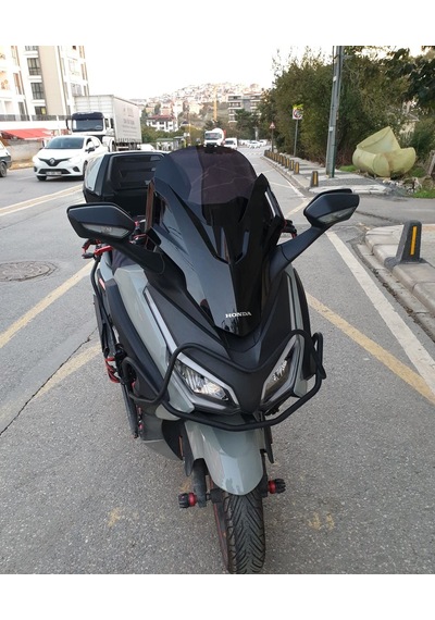 Motocam Honda Forza 250 Ön Cam 2021-2026 Model 47cm Siyah Renkli 4mm İade Yoktur