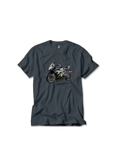 Cfmoto 250sr And Text Krem Tişört