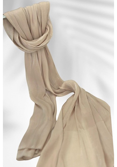 Esilanur Saten Dokulu Janjan Abiye Şal 75x180cm Gold Gold