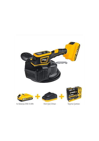 Sgs5417 - 100 Kg Akülü Seramik Granit Titreşimli Vantuz 20 Volt 2 Amper