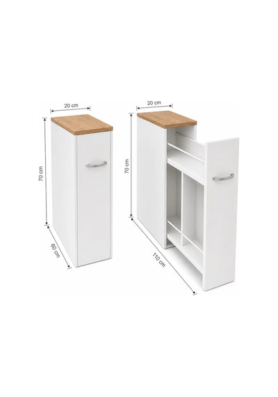 Yukon Sürgülü Banyo Dolabı Siyah - Çam Yukon Sürgülü Banyo Dolabı Siyah - Çam