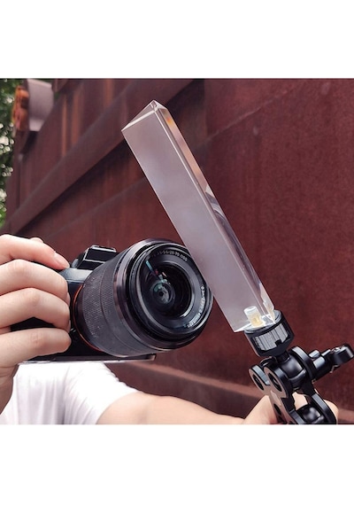 Yaratıcı Fotograf Çekimleri Için Yüksek Kaliteli K9 Cam Gökkuşağı Çubuk Üçgen