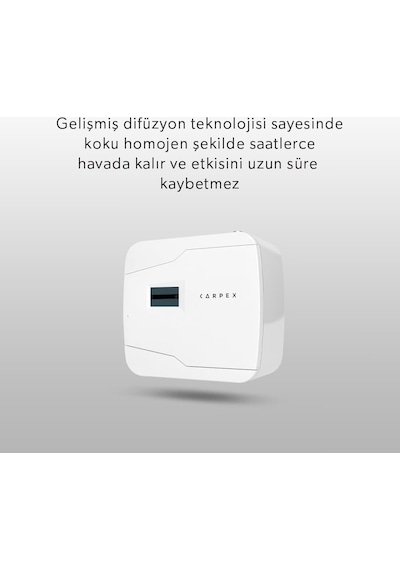 Carpex E2 Power Eco Koku Makinesi + Ginger Flowers E2 Power Koku Kartuşu 125 ML