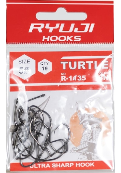 Ryuji R-1135 Turtle Black Nickel İğne 3 3