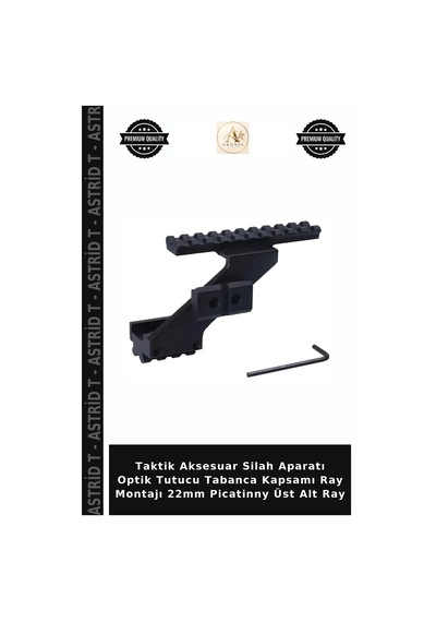 Taktik Aksesuar Silah Aparatı Optik Tutucu Tabanca Kapsamı Ray Montajı 22mm Picatinny Üst Alt Ray