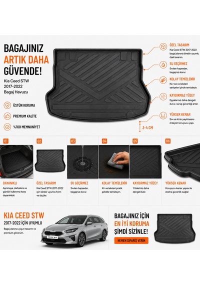 Kia Ceed Sw 2017-2022 Arası Bagaj Havuzu