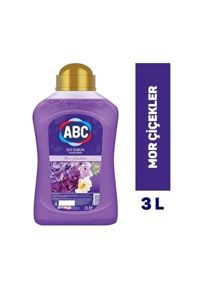 Deterjan Sıvı Sabun Mor 3 L
