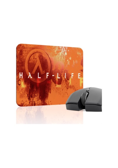 Half Life Kaymaz Dikişli Kauçuk Oyuncu Mousepad V5 - 22x18 Gaming Mouse Pad Fare Altlığı