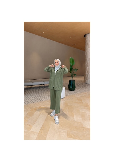 Riella Butik Vlahoviç Oysho Tesettür Takım Yeşil