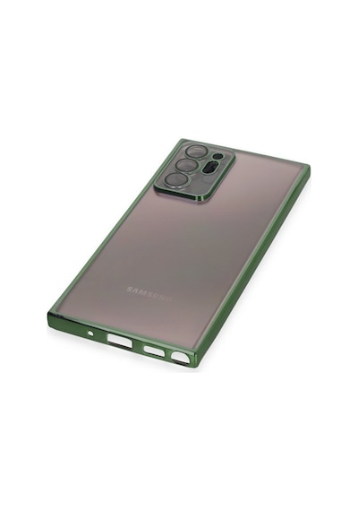 Samsung Galaxy Uyumlu Note 20 Ultra Kılıf Razer Lensli Silikon - Yeşil Bz8683140484187