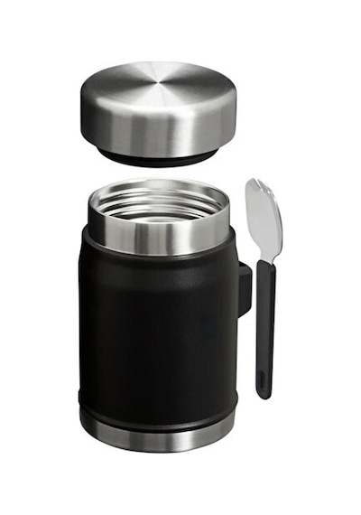 Stanley The Legendary Food Jar + Spork 0.4l Yemek Termosu 10-11353-0105 Siyah