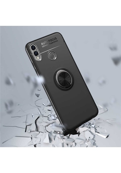 Huawei Honor 8C Kılıf Yüzüklü Magnetli Ravel Case
