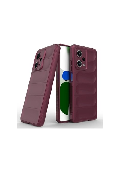 Xiaomi Poco X5 5g Kılıf Optimum Silikon - Bordo Çok Renkli