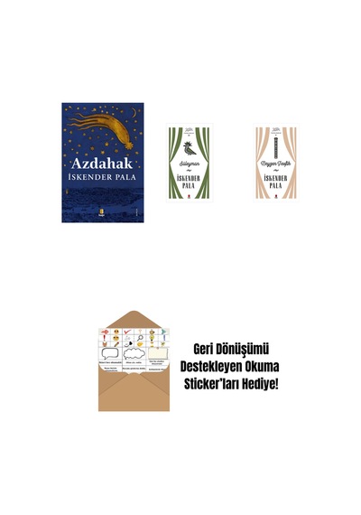 Azdahak + Süleyman Ciltli + Neyzen Tevfik Ciltli + Okuma Sticker'ları