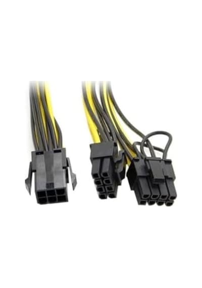 Pci E 8 Pin 6+2 2x Pci-e Ekran Kartı Power Çoklayıcı Kablosu 4302