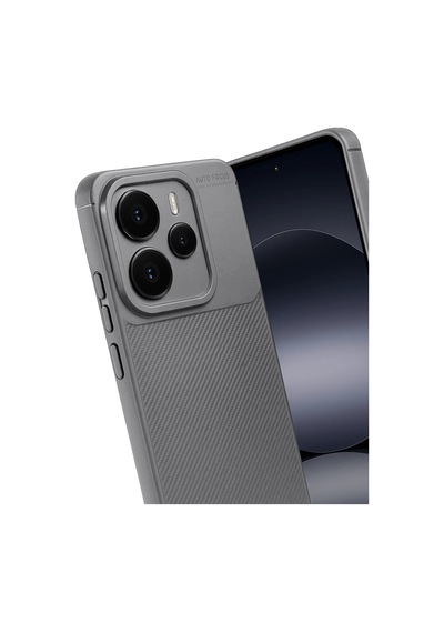 Newface Xiaomi Note 14 5g Auto Focus Karbon Kapak - Gri gri