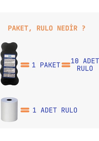 Beko X30 Tr, 300 Tr, 220 Tr Yazarkasa Termal Rulosu, Avantajlı Paket 50 Paket - 500 Adet