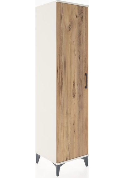 Hyperion Dolap 4 Raflı Tek Kapaklı 44x44x182 Aytaşı-çam Aytaşı