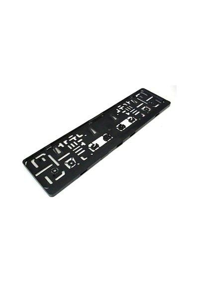 Z Tech Siyah Plastik Oto Plakalığı, 54 X 12 Cm, Yazısız Dikdörtgen Çerçeve