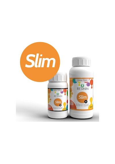 Slim 750 G A+B Ultra Şeffaf Epoksi Reçine