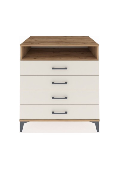 Kronos Şifonyer Tek Raflı 4 Çekmeceli 88x59x96 Çam-aytaşı Atlas Çam