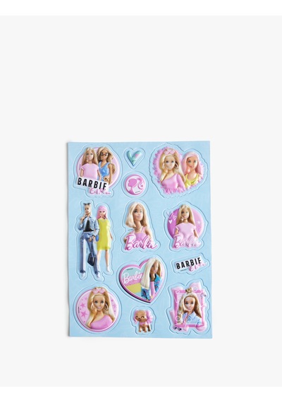 Koton Barbie Lisanslı Sticker Seti Pembe 7wak70360aa