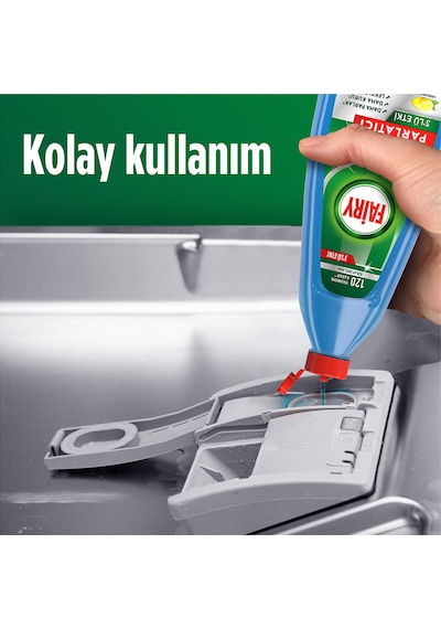 Fairy 3’lü Etki Bulaşık Makinesi Parlatıcısı, Sıvı, Limon Kokulu,