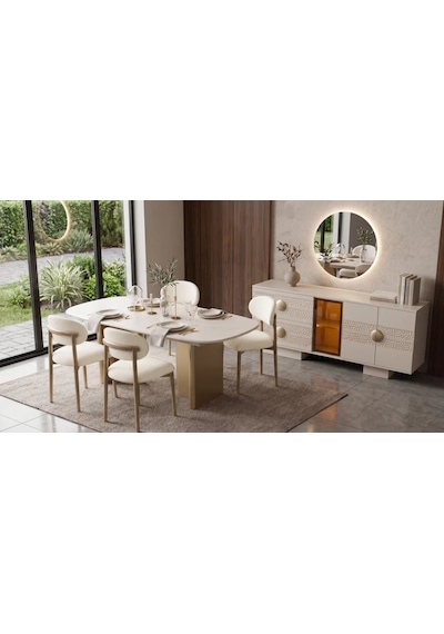 Han Mdf Yemek Odası Takımı Aytaşı