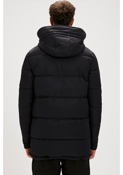 Bad Bear Colonel Puffer Coat Erkek Kaban Siyah S-Xxl 001