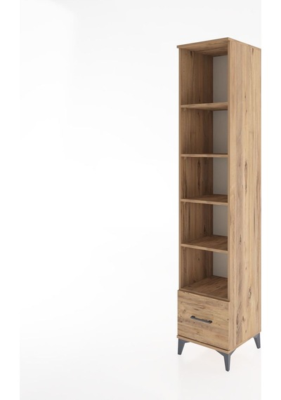 Hyperion Dolap 5 Raflı Tek Çekmeceli 44x44x221 Çam-çam Atlas Çam