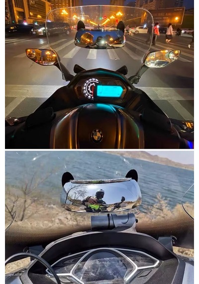 Bucuks Motosiklet İçin Islanmaya Dayanıklı Geniş Açı Görme Ve Kör Nokta Aynası