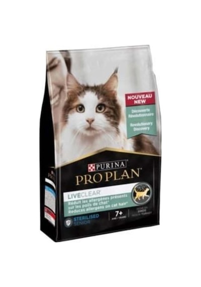 Pro Plan Liveclear 7+ Hindili Alerjen Azaltan Kısırlaştırılmış Yaşlı Kedi Maması 1,4 Kg