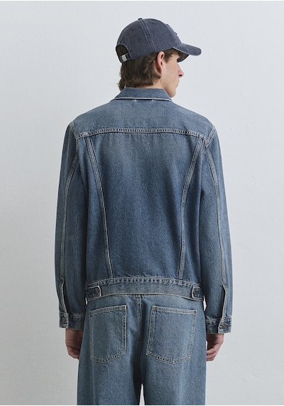 Mavi - Ray Classic Denim Vintage İndigo Mavisi Jean Ceket 0110273-89412 Mavi