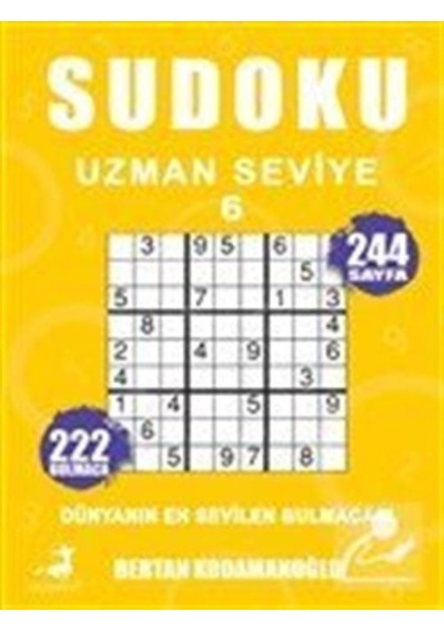 Sudoku Uzman Seviye 6 - Bertan Kodamanoğlu