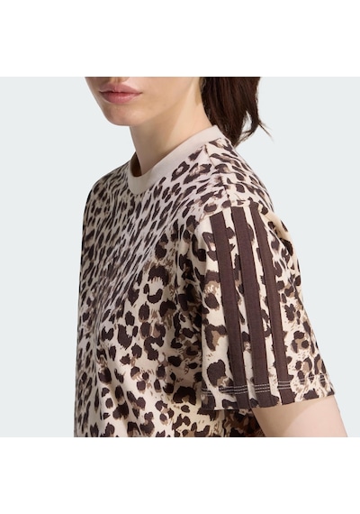 Adidas Seasonal Essentials Leopar Kadın Tişört C-adıkh1549b30a00 Kahverengi