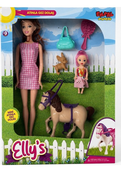 Enfal Oyuncak Elly's Ve Kızı İle Mini Ponny - Standart