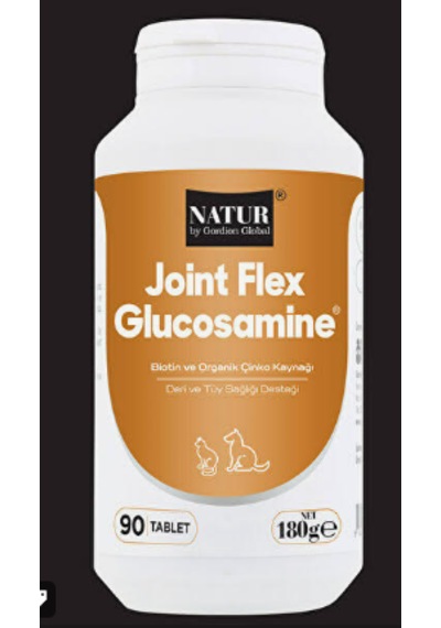 Natur Joint-flex Glucosamine Kedi Köpek Glukozamin Kondroitin Eklem Bakım Takviyesi 90 Tb