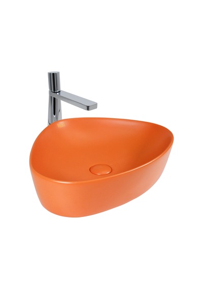 Paluci Doğa Multi Matt Orange Çanak Lavabo Sırlı
