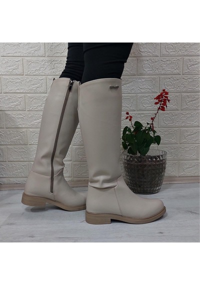 Pierre Cardin 52500 Fermuarlı 43cm İçi Kürklü Kadın Çizme 001