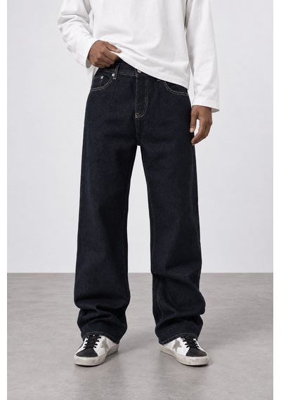 Respire Erkek Baggy Jean Lacivert