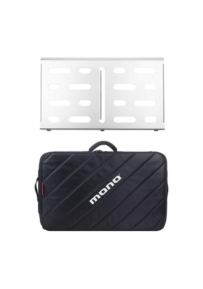 Mono Pfx-pb-m-slv-bdl Medium Pedalboard Silver & Touraccessory Case 2.0