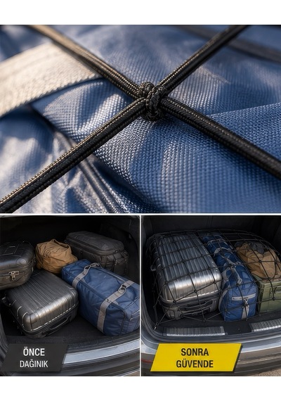 Automix Elastik Bagaj Filesi 100x140 Cm - İkili Paket