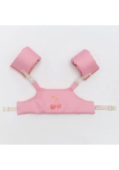 Sunnylife - Çocuk Yüzme Kolluklu Can Yeleği 19-30 Kg Pembe