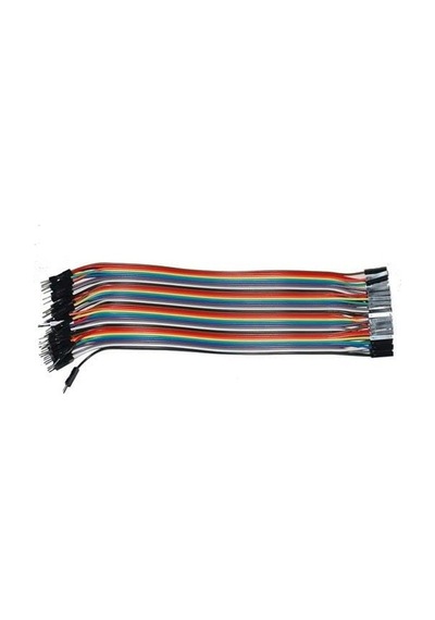40 Adet Erkek-erkek Jumper Kablo, 20 Cm