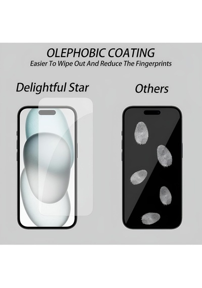 Apple iPhone 15 Pro Uyumlu Temperli Cam Ekran Koruyucu 9h Ultra 3 Adet