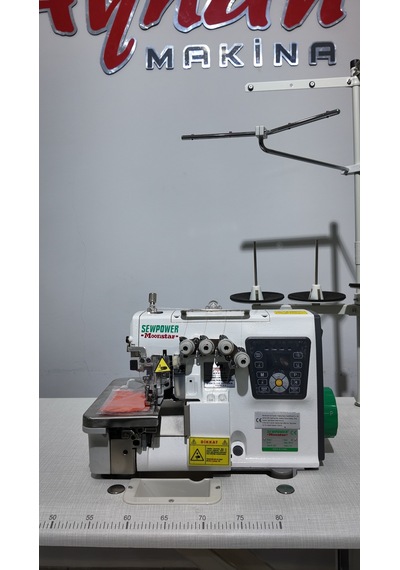 Sewpower Moonstar P6 4 İp Akıllı Full Otomatik Overlok Makinası Yok