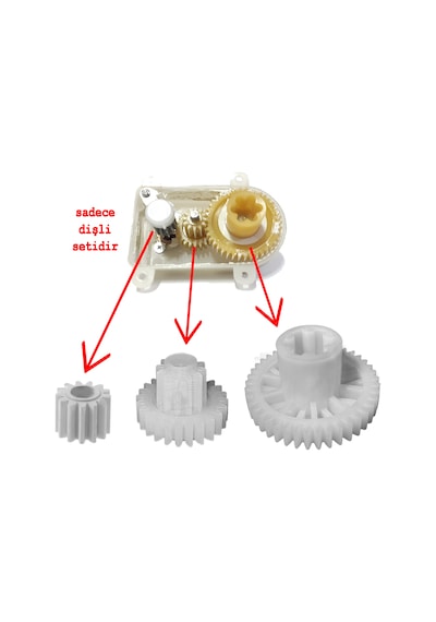 Homend Uyumlu Vintage Functionall 2835h Mutfak Robotu Dişli Tamir Seti