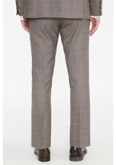 Ac&Co / Altınyıldız Classics Erkek Bej Yünlü Slim Fit Dar Kesim Mono Yaka Kapak Cepli Desenli Esnek Takım Elbise Ac&Co / Altınyıldız Classics Erkek Bej Yünlü Slim Fit Dar Kesim Mono Yaka Kapak Cepli Desenli Esnek Takım Elbise