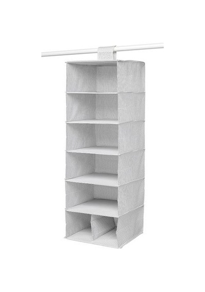 Dolap İçi Bölmeli Düzenleyici Ölçü 30x30x90 cm Beyaz-Gri Renk IKEA Diğer