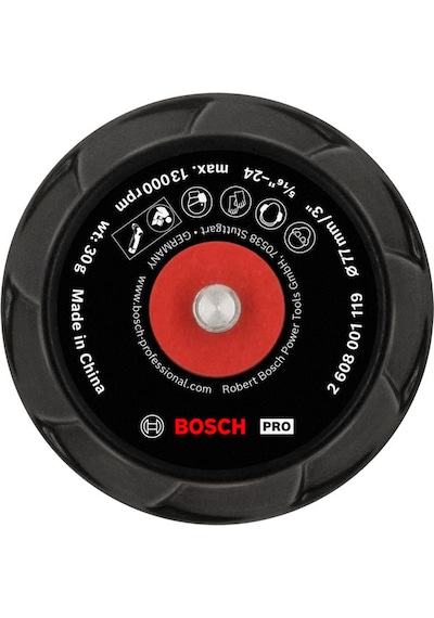 Bosch Pro Zımpara Tabanı 77 Mm Kancalı, Gex 12v-77, Gss 12v-77 Uyumlu - 2608001119